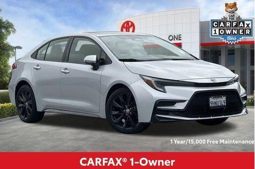 Classic Silver Metallic 2023 Toyota Corolla XSE