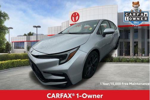 Classic Silver Metallic 2023 Toyota Corolla XSE