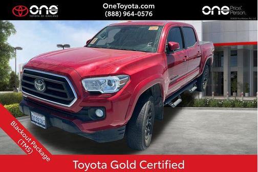 Barcelona Red Metallic 2021 Toyota Tacoma SR5