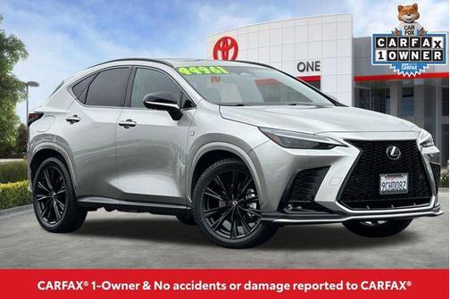 Atomic Silver 2022 Lexus NX 450h+ F SPORT