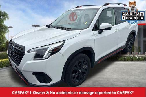 Crystal White Pearl 2024 Subaru Forester Sport