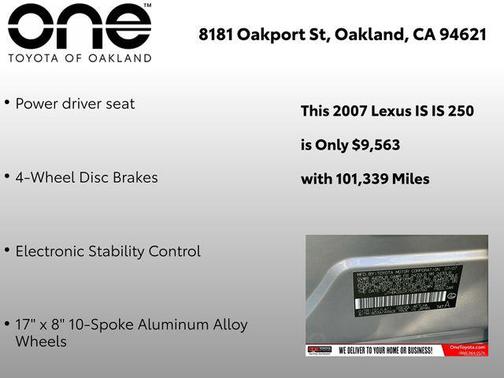 2007 Lexus IS 250 Base