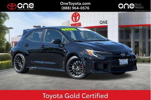 Black 2025 Toyota GR Corolla Premium