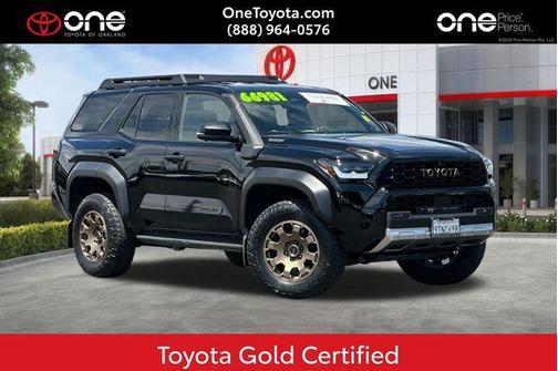 Black 2025 Toyota 4Runner Hybrid Trailhunter