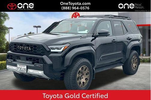 Black 2025 Toyota 4Runner Hybrid Trailhunter