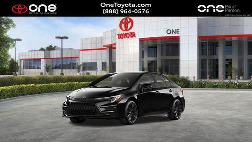 Midnight Black Metallic 2026 Toyota Corolla Hybrid SE