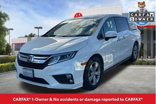 White Diamond Pearl 2018 Honda Odyssey EX-L