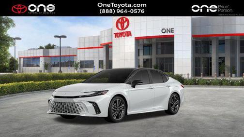 Wind Chill Pearl w/Midnight Black Metallic Roof 2026 Toyota Camry XSE