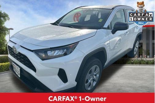 Super White 2021 Toyota RAV4 LE