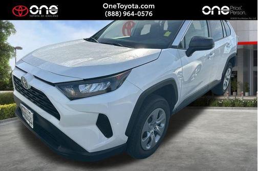 Super White 2021 Toyota RAV4 LE