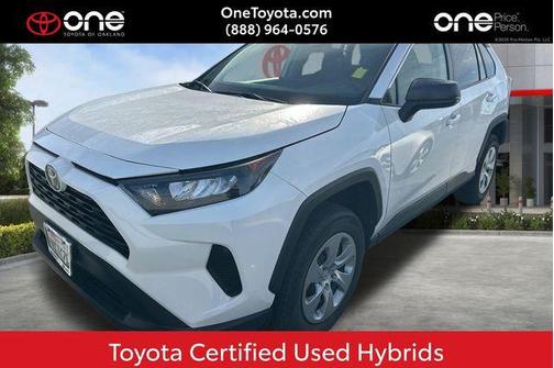 Super White 2021 Toyota RAV4 LE