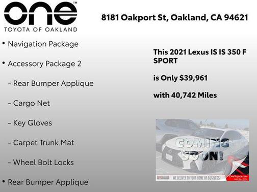 2021 Lexus IS 350 Base