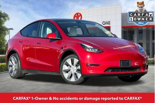 Red Multi-Coat 2021 Tesla Model Y Standard Range Rear-Wheel Drive