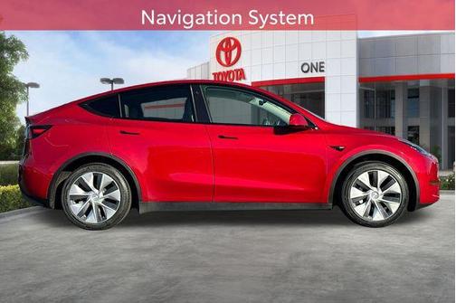 Red Multi-Coat 2021 Tesla Model Y Standard Range Rear-Wheel Drive