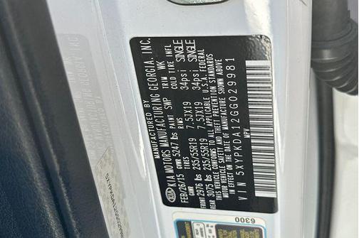 2016 Kia Sorento SXL