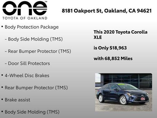 2020 Toyota Corolla XLE