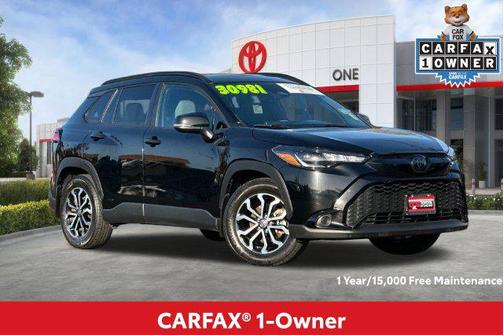 Jet Black 2024 Toyota Corolla Cross Hybrid SE