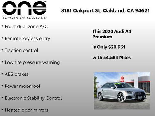 2020 Audi A4 40 Premium
