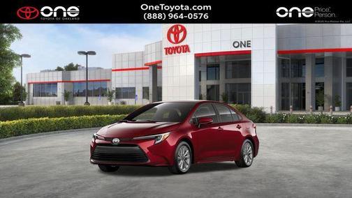 Ruby Flare Pearl 2026 Toyota Corolla Hybrid XLE