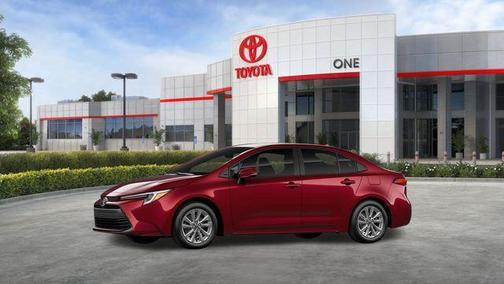 Ruby Flare Pearl 2026 Toyota Corolla Hybrid XLE