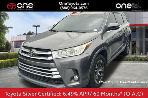 Predawn Gray Mica 2019 Toyota Highlander LE Plus