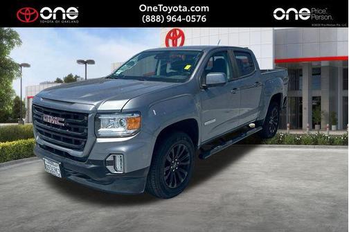 Satin Steel Metallic 2022 GMC Canyon Elevation