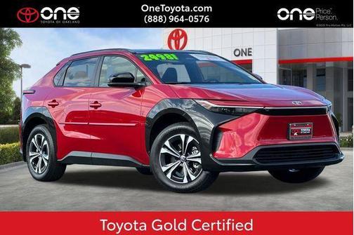 Supersonic Red 2024 Toyota bZ4X XLE