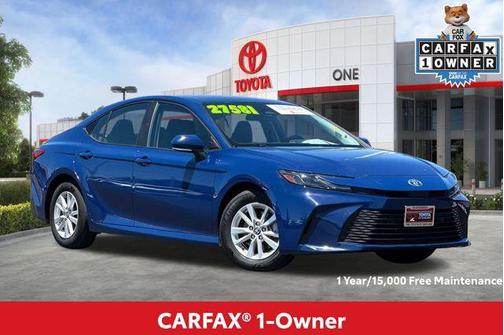 Blue 2025 Toyota Camry LE