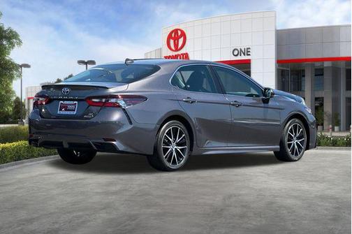 Predawn Gray Mica 2024 Toyota Camry Hybrid SE