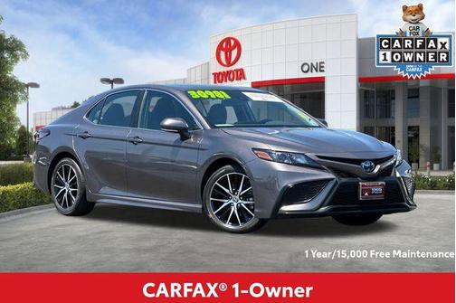 Predawn Gray Mica 2024 Toyota Camry Hybrid SE