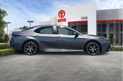 Predawn Gray Mica 2024 Toyota Camry Hybrid SE