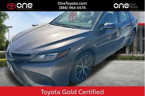 Predawn Gray Mica 2024 Toyota Camry Hybrid SE