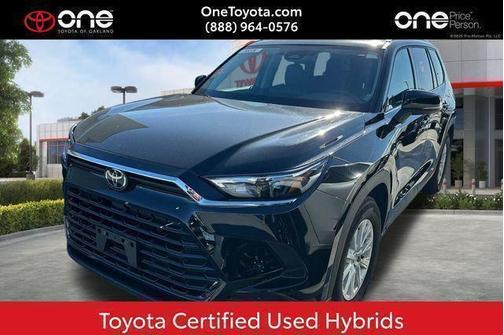Midnight Black Metallic 2025 Toyota Grand Highlander XLE