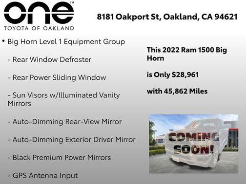2022 RAM 1500 Big Horn/Lone Star