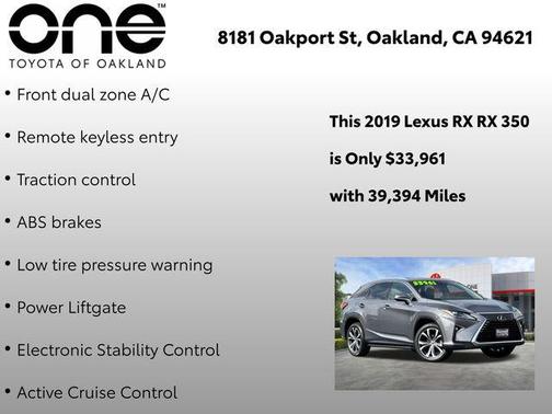 2019 Lexus RX 350 Base