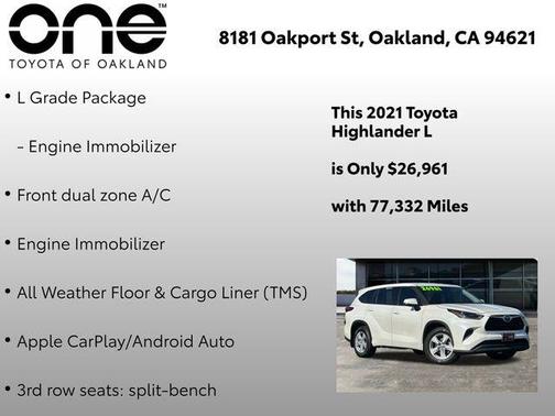 2021 Toyota Highlander L