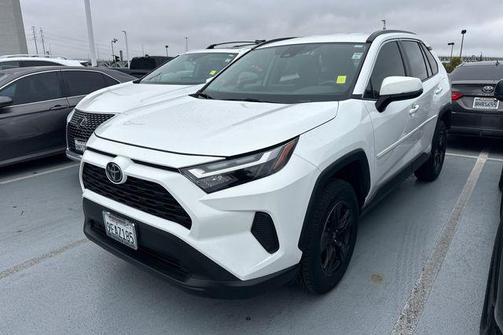 White 2022 Toyota RAV4 XLE