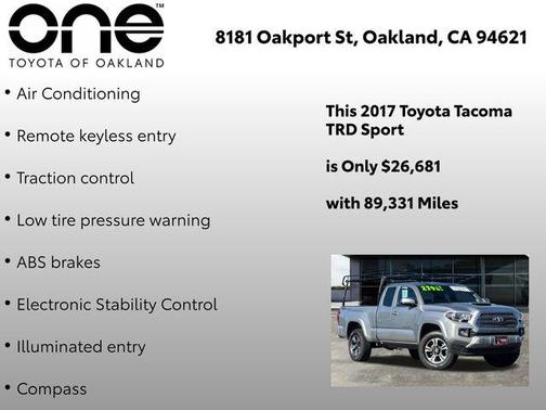 2017 Toyota Tacoma TRD Sport