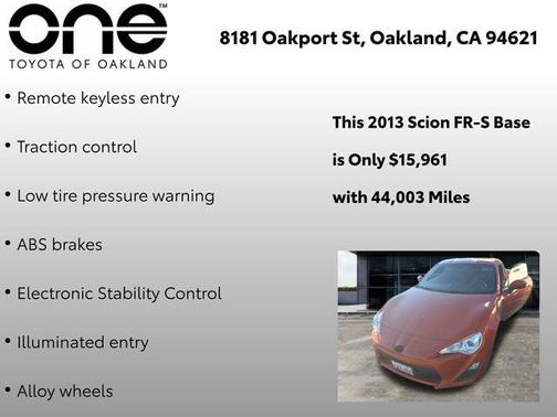 2013 Scion FR-S Base