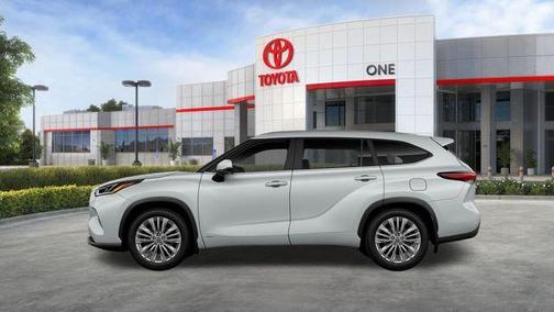 Beige 2026 Toyota Highlander Hybrid Platinum