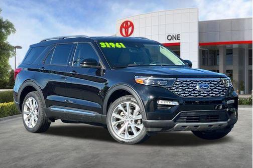 AGATE BLACK METALLIC 2022 Ford Explorer Platinum