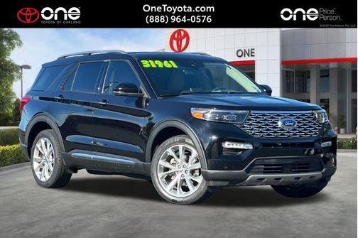 AGATE BLACK METALLIC 2022 Ford Explorer Platinum