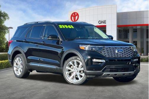 AGATE BLACK METALLIC 2022 Ford Explorer Platinum