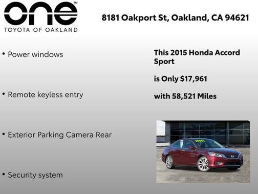 2015 Honda Accord Sport