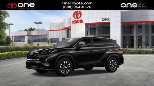 Midnight Black Metallic 2026 Toyota Highlander XLE