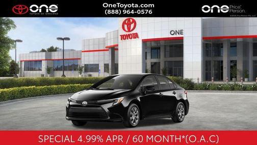 Midnight Black Metallic 2026 Toyota Corolla Hybrid LE