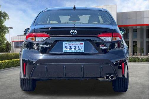Midnight Black Metallic 2023 Toyota Corolla Hybrid SE