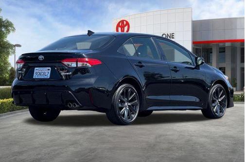 Midnight Black Metallic 2023 Toyota Corolla Hybrid SE