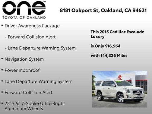 2015 Cadillac Escalade Luxury