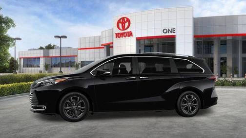 Midnight Black Metallic 2026 Toyota Sienna Platinum